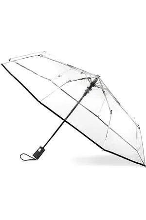 Totes Parapluie pliable à ouverture automatique Transparent, , Taille unique, Parapluie ultra transparent à ouverture automatique