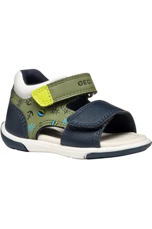 Geox B Sandal ZAPITO Boy, Pistachio/Navy, 25 EU