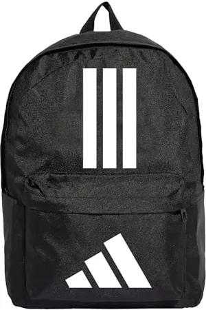 adidas Mixte CLASSIC THREE STRIPES BACKPACK BACK TO SCHOOL, Black/White, One Size
