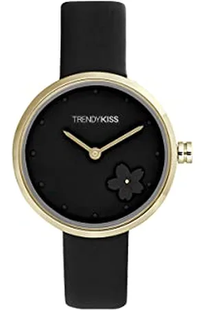 Trendy Kiss Femme Analogique Quartz Montre avec Bracelet en Cuir TG10143-02