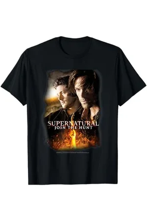 Supernatural Flaming Poster T-Shirt