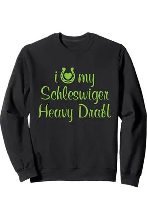 Hip I Love My Schleswiger Heavy Draft Horse Equestre Show Sweatshirt