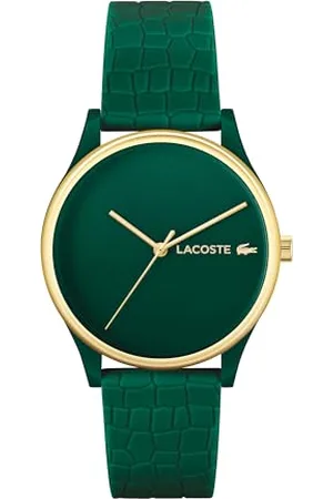 Lacoste Montre Analogique à Quartz pour femme Collection Crocodelle avec Bracelet en silicone