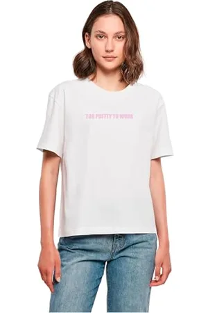 miss tee Mst148-too Pretty Tee T-Shirt, Blanc, L Homme