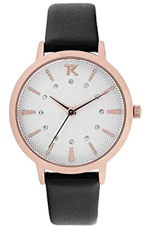Trendy Kiss Femme Analogique Quartz Montre avec Bracelet en Cuir TC10138-03