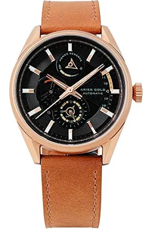AriesGold Montre Automatique G 9021 RG-BK