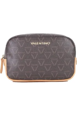 VALENTINO Lady Re Trousse cosmétique Souple Moro/Naturel, Moro/Naturale, Trousse de Maquillage