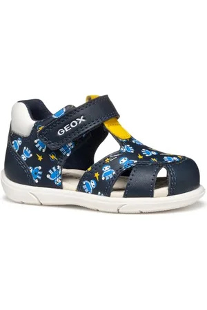 Geox B Sandal ZAPITO Boy, Navy/Ochre, 25 EU