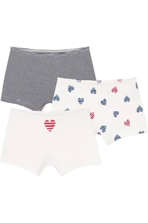 Petit Bateau A0D48 Shorties, , 8 Ans (Lot de 3) Fille