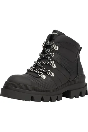 Desigual Chaussures Plates en Nylon pour Femme Bottes Tendance, , 39 EU