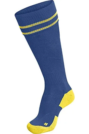 Hummel Mixte Element Football Sock Chaussettes, True Bleu/Sports Jaune, 35-38 EU