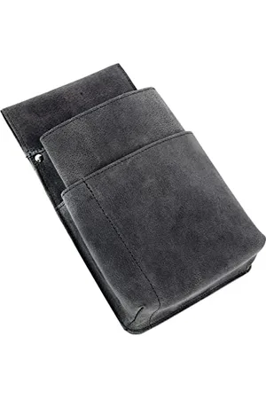 Alassio 42197 - Sac banane pour porte-monnaie de serveur, en cuir véritable, porte-monnaie, porte-monnaie, porte-monnaie, porte-monnaie, licol, env. 22 x 14 x 4 cm, , , ca. 22 x 15 x 4 cm, Sac banane pour serveur