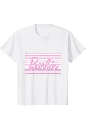 Barbie Enfant T-Shirt Fille Rose Logo Plusieurs Tailles + Couleurs T-Shirt