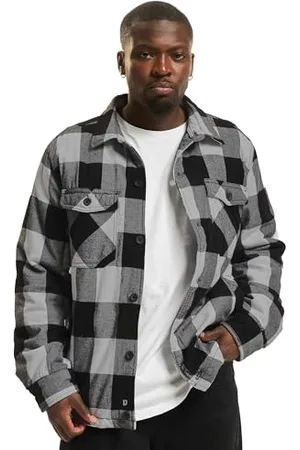 Brandit Lumber Jacket, color: blk+charco, size: 5XL