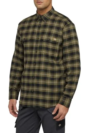 Dickies Camicia in Flanella Ls, Vestibilità Rilassata Chemise, , Medium Homme