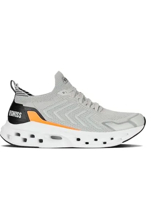 K-Swiss Homme Impulse Trainer Basket, Gris, Noir, Orange, 49 EU