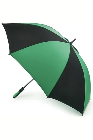 Fulton Cyclone Black/Green Parapluie Canne, 100 cm, 1 liters