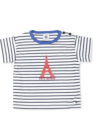 Petit Bateau A0BZZ Tee Shirt Manches Courtes Bébé Garçon, 24 Mois