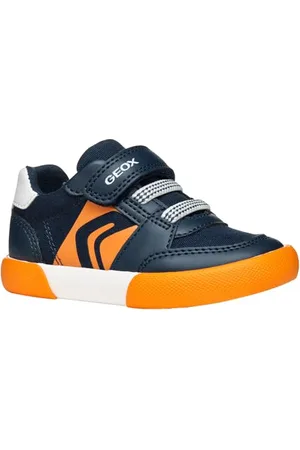 Geox B GISLI Boy A Basket, Navy/Orange, 26 EU