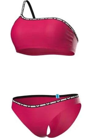 Arena Maillot de Bain 2 pièces à Une épaule Solid pour Femmes