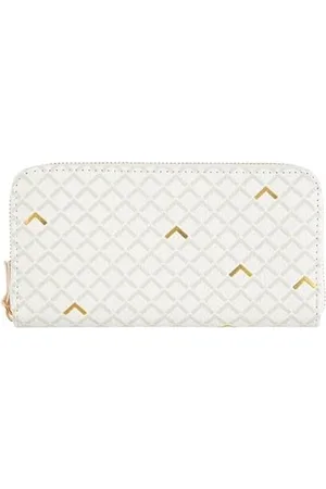 DRAEGER PARIS 1886 Grand Portefeuille Femme Polyuréthane - 18,5x10cm - et Doré - Nombreux Rangements Cartes et Papiers - Idée Cadeau Élégant - Accessoire Mode Collection Maroquinerie