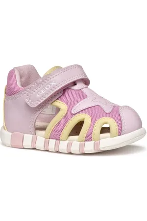 Geox Garçon Fille B Sandal IUPIDOO GIR, Pink/Lt Yellow, 26 EU