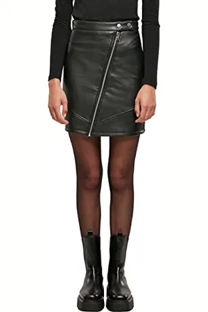 Urban classics Femme De Motard en Cuir Synthétique pour Jupe, , L EU