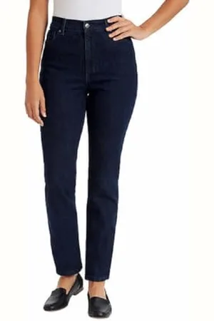 Gloria Vanderbilt Amanda Jean Classique Taille Haute fuselé Standard, , 48 Femme