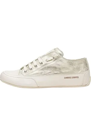 Candice Cooper Rock S-Baskets en Cuir dégradé-Blanc, 36
