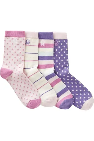 Benetton Calzini (4 Paia) 6ao307048 Chaussettes, , 12 Ans Garçon