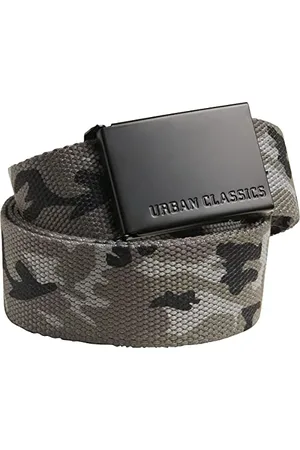 Urban classics Unisex Canvas Belt Ceinture pour femmes et hommes disponible en plusieurs couleurs, longueur 120 cm, hauteur 3,7 cm