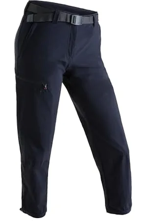 Maier Sports Lulaka 7/8, Pantalon de randonnée pour Femme, Pantalon Outdoor 7/8 déperlant pour Le Trekking et la randonnée, sans PFC, MSTRETCH Pro 4 et Dryprotec, Bleu, 40 (W31/L31)