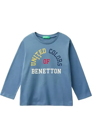 Benetton T- Shirt M/L 3ATng10g6, , 3 Ans Garçon