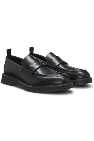 HUGO BOSS Homme Lenner_Loaf_bo Flâneur, Black, 43 EU
