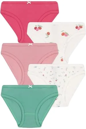 Petit Bateau A0D2H Culottes, , 2 Ans (Lot de 5) Fille