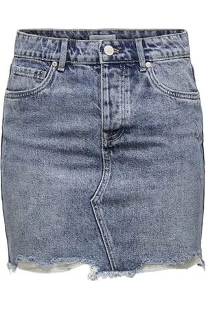 ONLY Onlsky Reg DNM Skirt BB Pim992 Noos Jupe, Bleu Jeans Clair, 34 Femme
