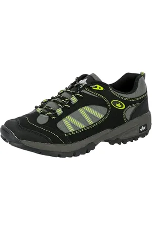 LICO Homme Rancher Low Baskets Basses, Noir (Schwarz/Grau/Gruen Schwarz/Grau/Gruen), 45 EU