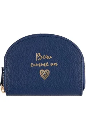 DRAEGER PARIS 1886 Draeger Paris - Porte-monnaie - Beau Comme Un Coeur - Bleu Marine