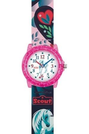 Scout Fille Analogique Quartz Montre avec Bracelet en Plastique 280305052
