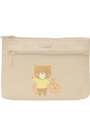 Safta Trousse préscolaire Ourson - Grande Trousse Scolaire Double Fermeture éclair, Trousse Enfant, Confortable et Polyvalente, Nettoyage Facile, 23 x 3 x 16 cm, Couleur , , Estándar