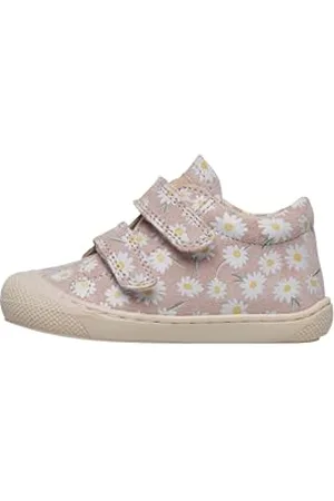 Naturino Chaussures Premiers Pas en suède avec imprimé Marguerites, 23