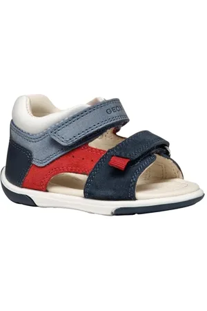 Geox Bébé garçon B Sandal ZAPITO Boy, Navy/Red, 20 EU