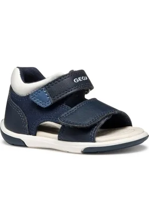 Geox Bébé garçon B Sandal ZAPITO Boy, Navy/White, 20 EU