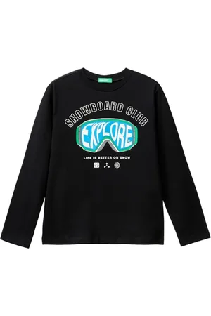 Benetton T- Shirt M/L 3096c10lz, , 140 cm Garçon