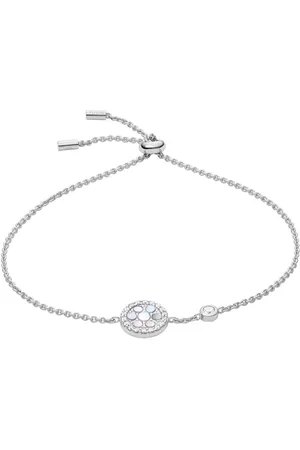Fossil Bracelet Pour Femme En Argent Sterling, Longueur Intérieure Max. Longueur Intérieure : 216mm Bracelet En Argent, JFS00519040