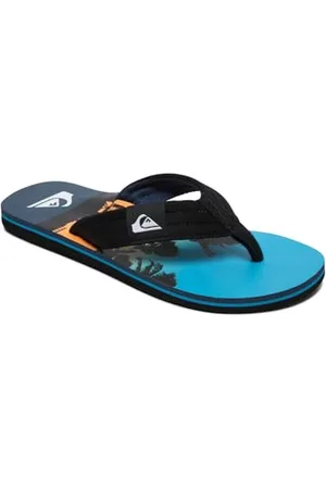 Quiksilver Homme Molokai Layback Chaussures de Plage & Piscine, Multicolore (Black/Blue/Blue Xkbb), 42 EU