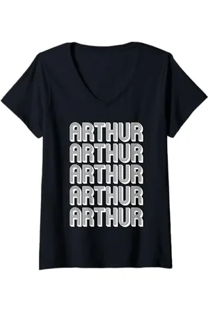 Arthur Apparel Femme Arthur T-Shirt avec Col en V
