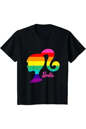 Barbie Enfant T-shirt pour filles, officiel, multicolore T-Shirt