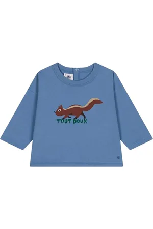 Petit Bateau A0BPI Tee Shirt Manches Longues Bébé Garçon, 24 Mois