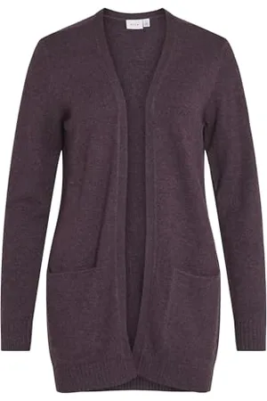 VILA Cardigan Basique Maille Plum Perfect XS XS